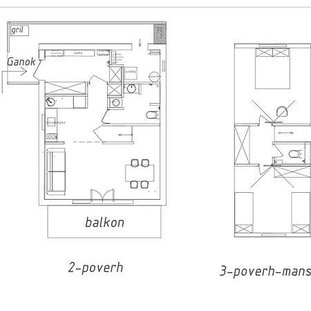 Freeman-2b 6місний двоповерховий з кухнею, альтанкою, грилем Chalet Bukovel